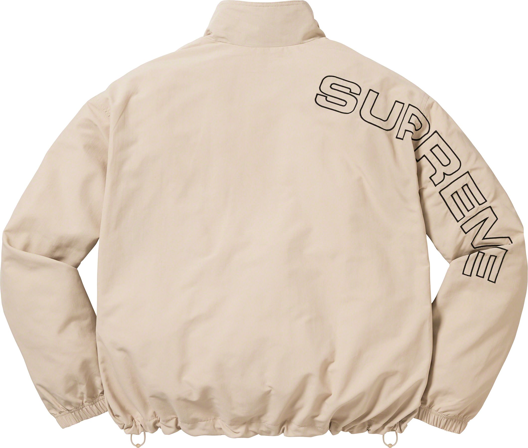Spellout Embroidered Track Jacket – Supreme