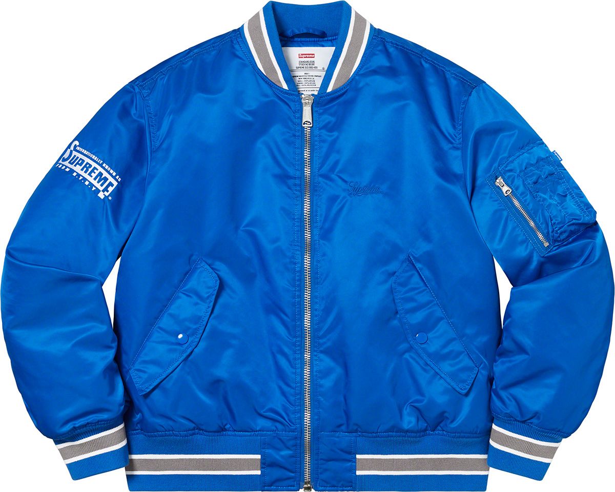 Second To None MA-1 Jacket – Supreme
