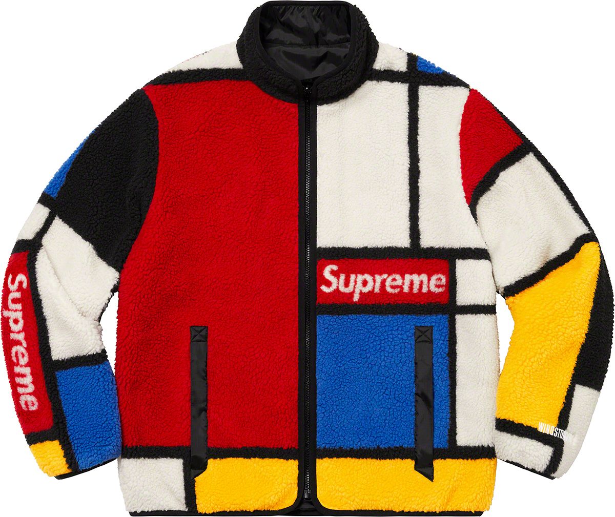 Reversible Colorblocked Fleece Jacket – Supreme