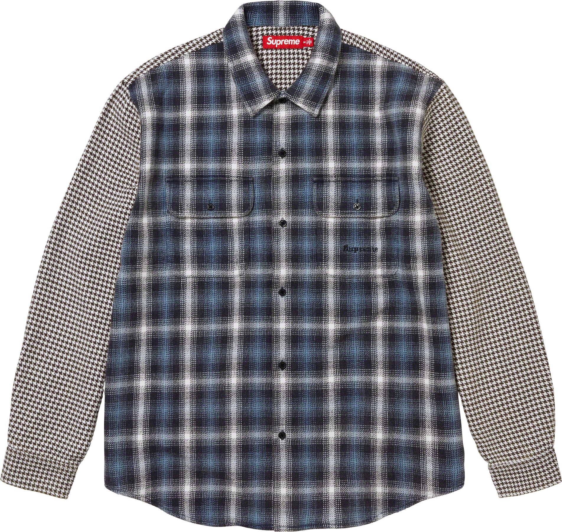 Houndstooth Plaid Flannel Shirt – Supreme