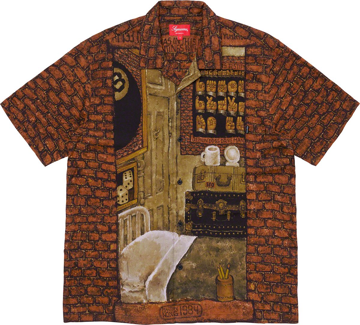 Martin Wong/Supreme 8-Ball Rayon S/S Shirt – Supreme