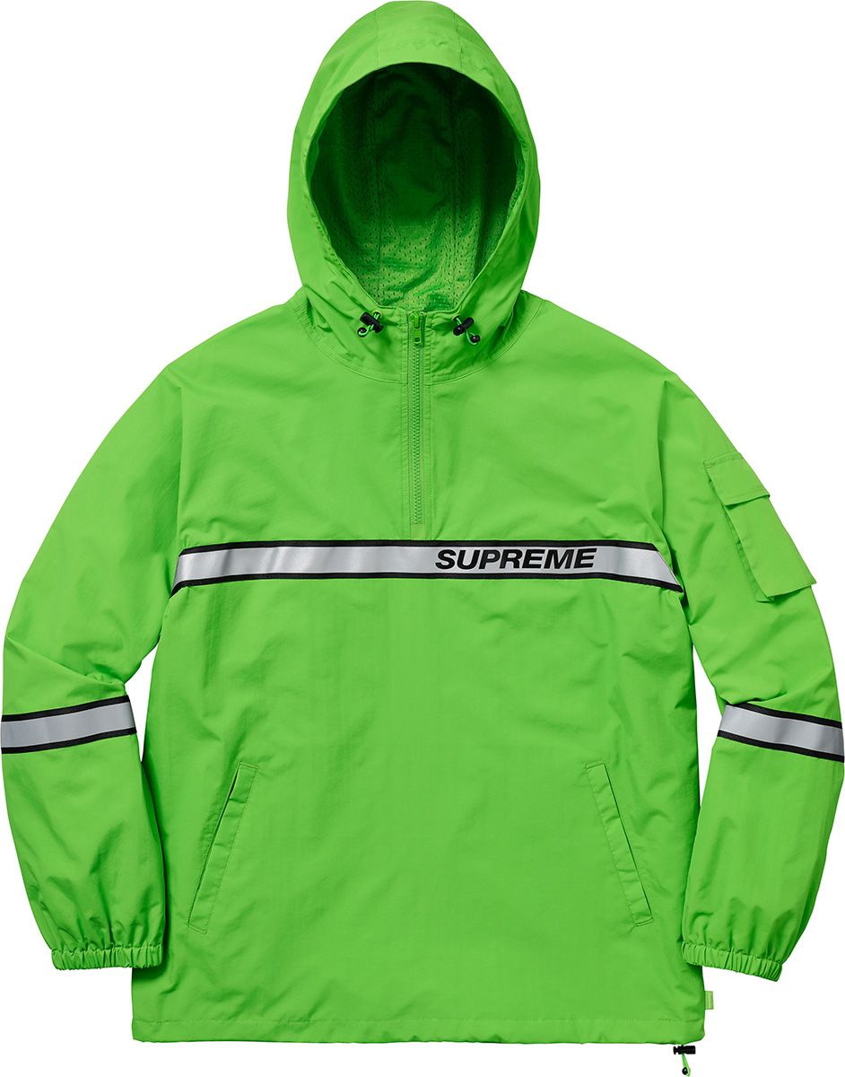 Reflective Taping Hooded Pullover – Supreme