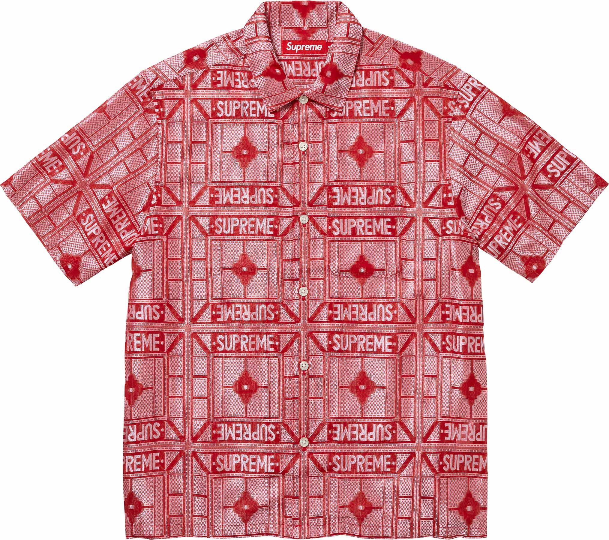 Tray Jacquard S/S Shirt – Supreme