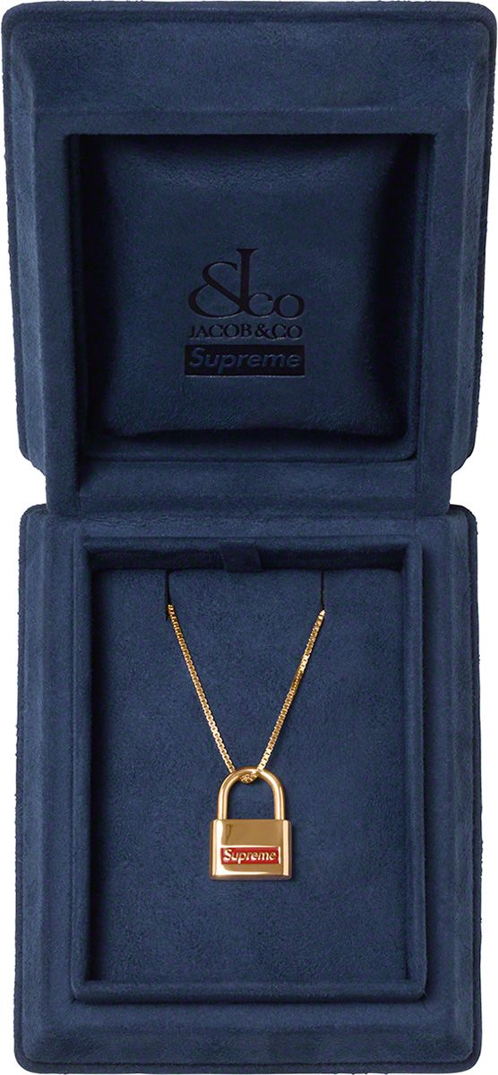 Supreme®/Jacob u0026 Co. 14K Gold Lock Pendant – Supreme