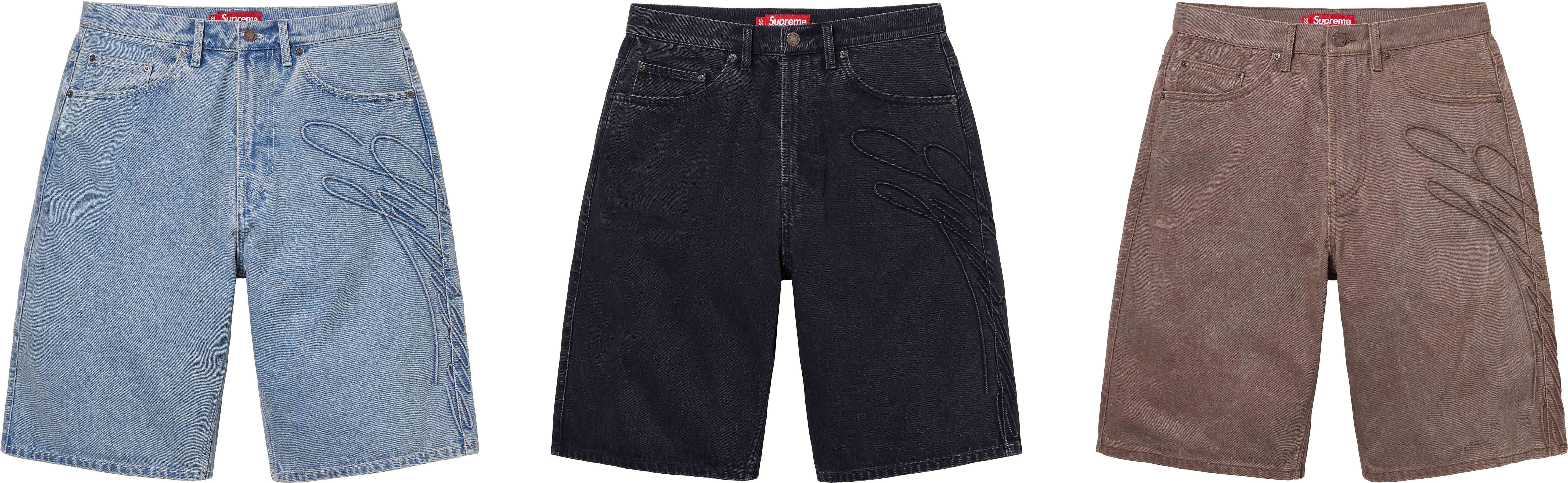 Script Baggy Denim Short – Supreme