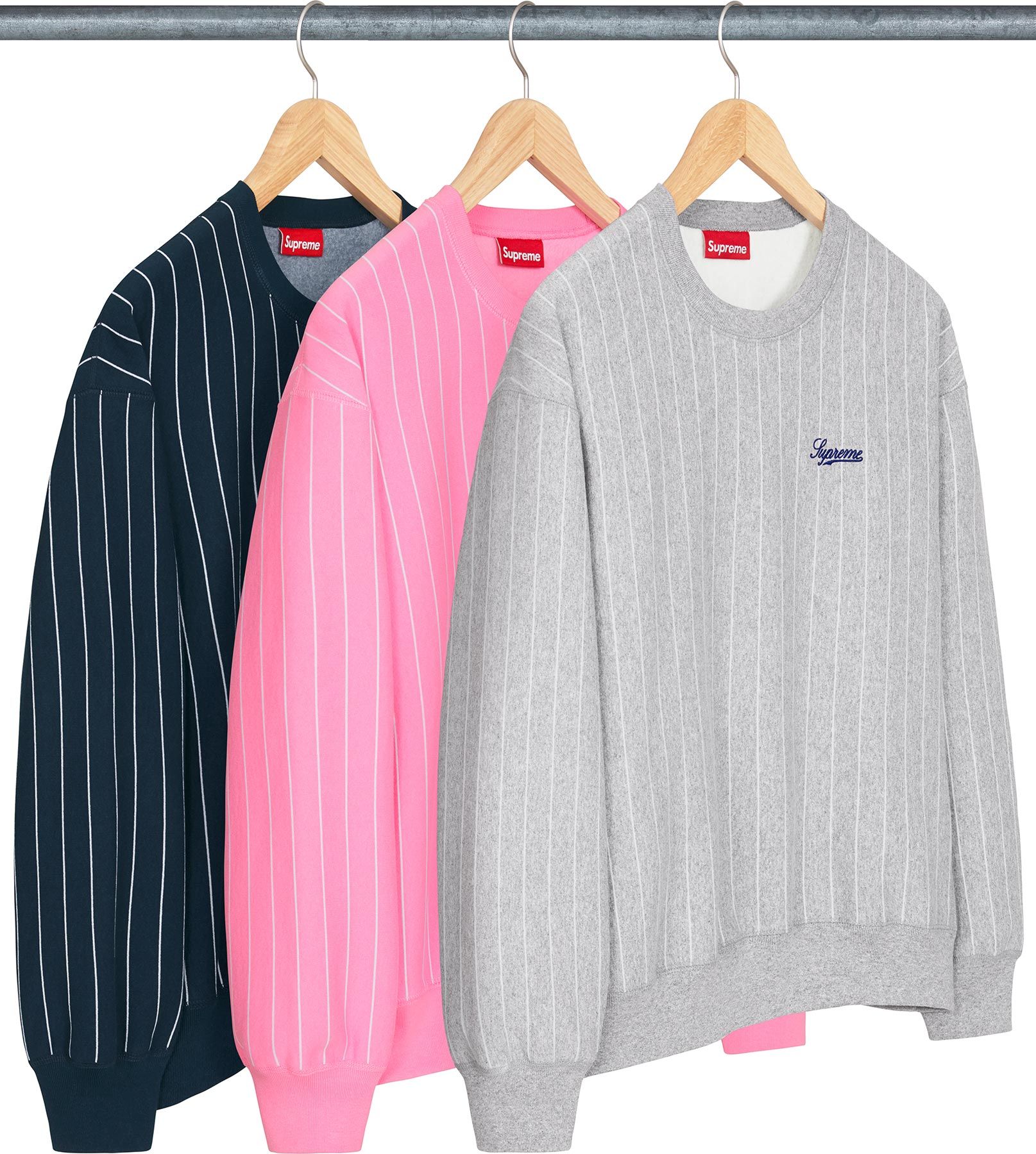 Pinstripe Crewneck – Supreme