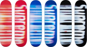 Blurred Logo Skateboard