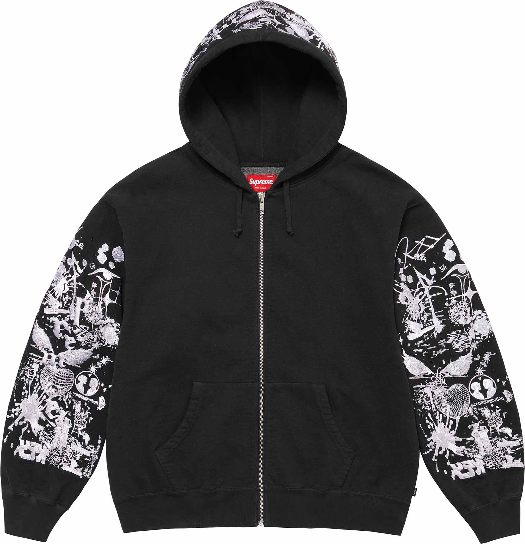 AOI Zip Up Hooded Sweatshirt - Spring/Summer 2024 Preview – Supreme