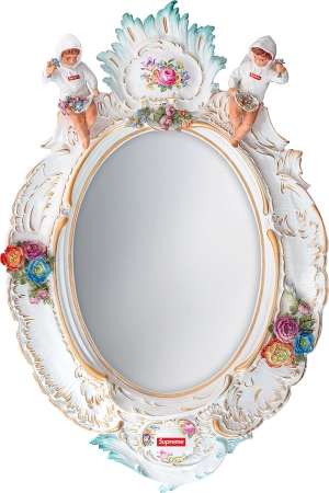 Supreme®/Meissen® Hand-Painted Porcelain Mirror