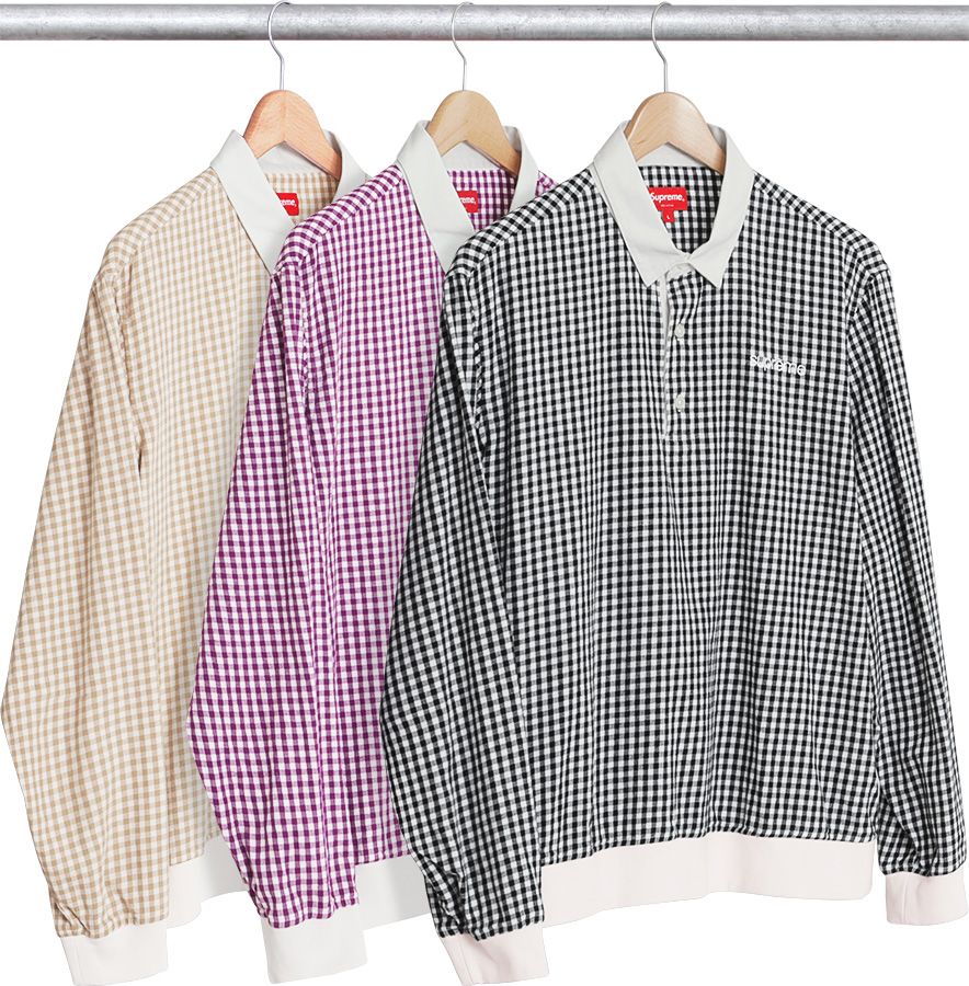 Gingham L/S Polo - Spring/Summer 2017 Preview – Supreme