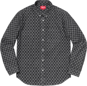 Checkered Denim Shirt