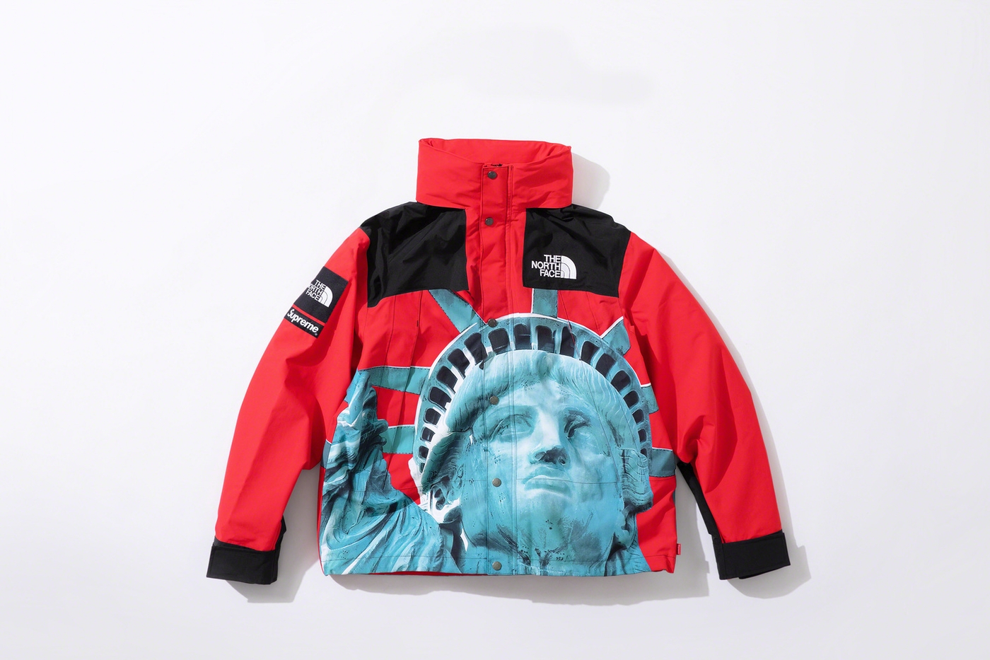 Statue of Liberty Mountain Jacket with packable hood. (17/29)