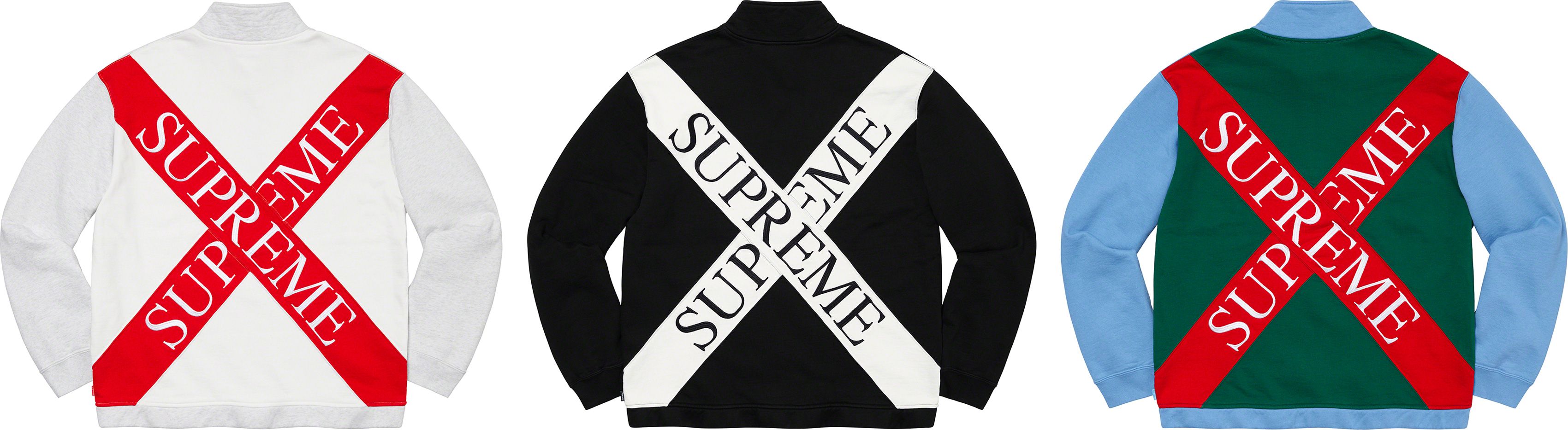 Cross Half Zip Sweatshirt - Spring/Summer 2020 Preview – Supreme