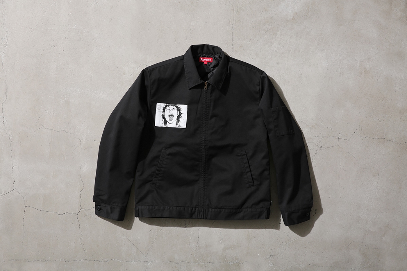 Work Jacket with woven patches. (15/40)