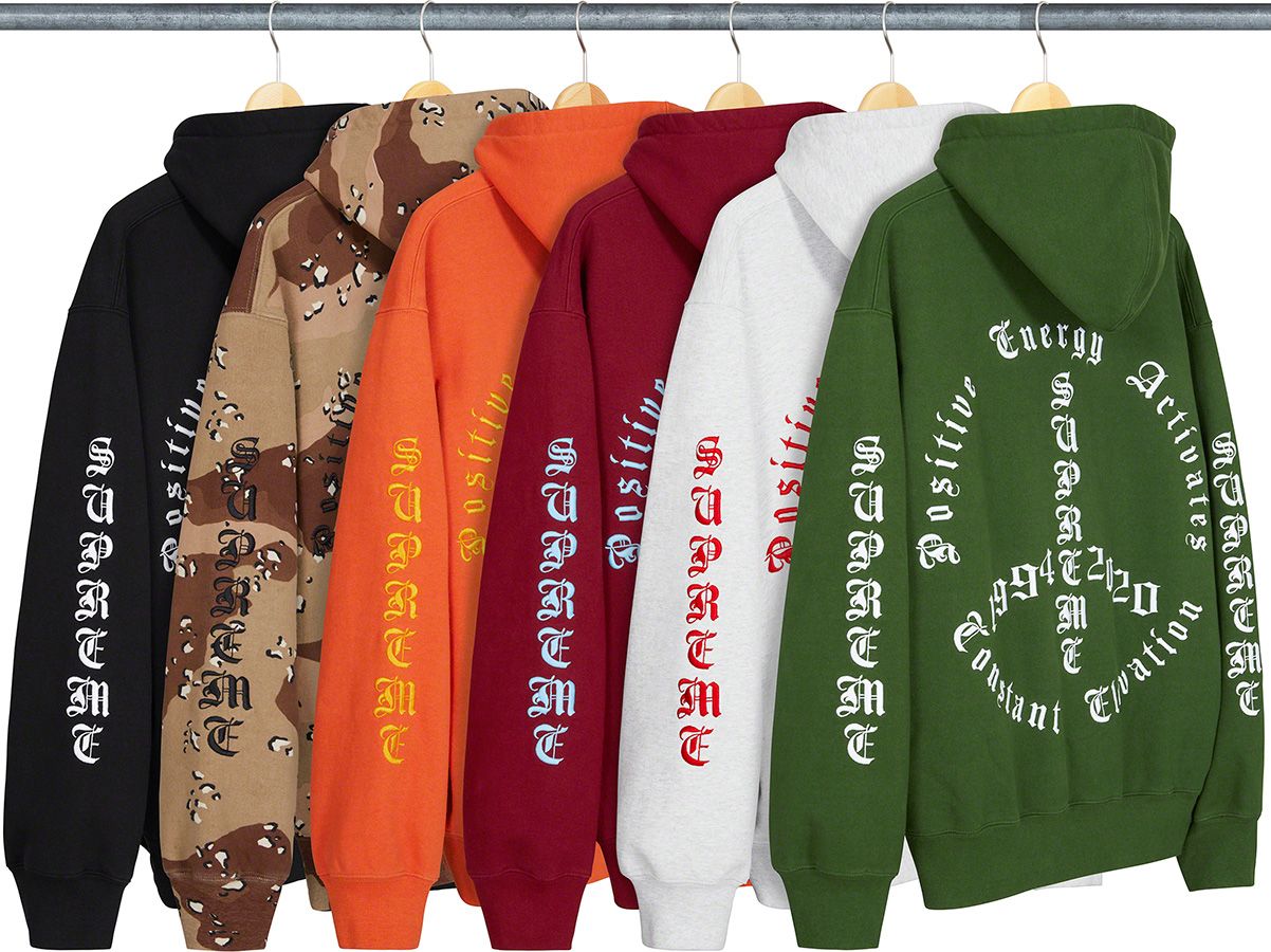 Peace Hooded Sweatshirt - Fall/Winter 2020 Preview – Supreme