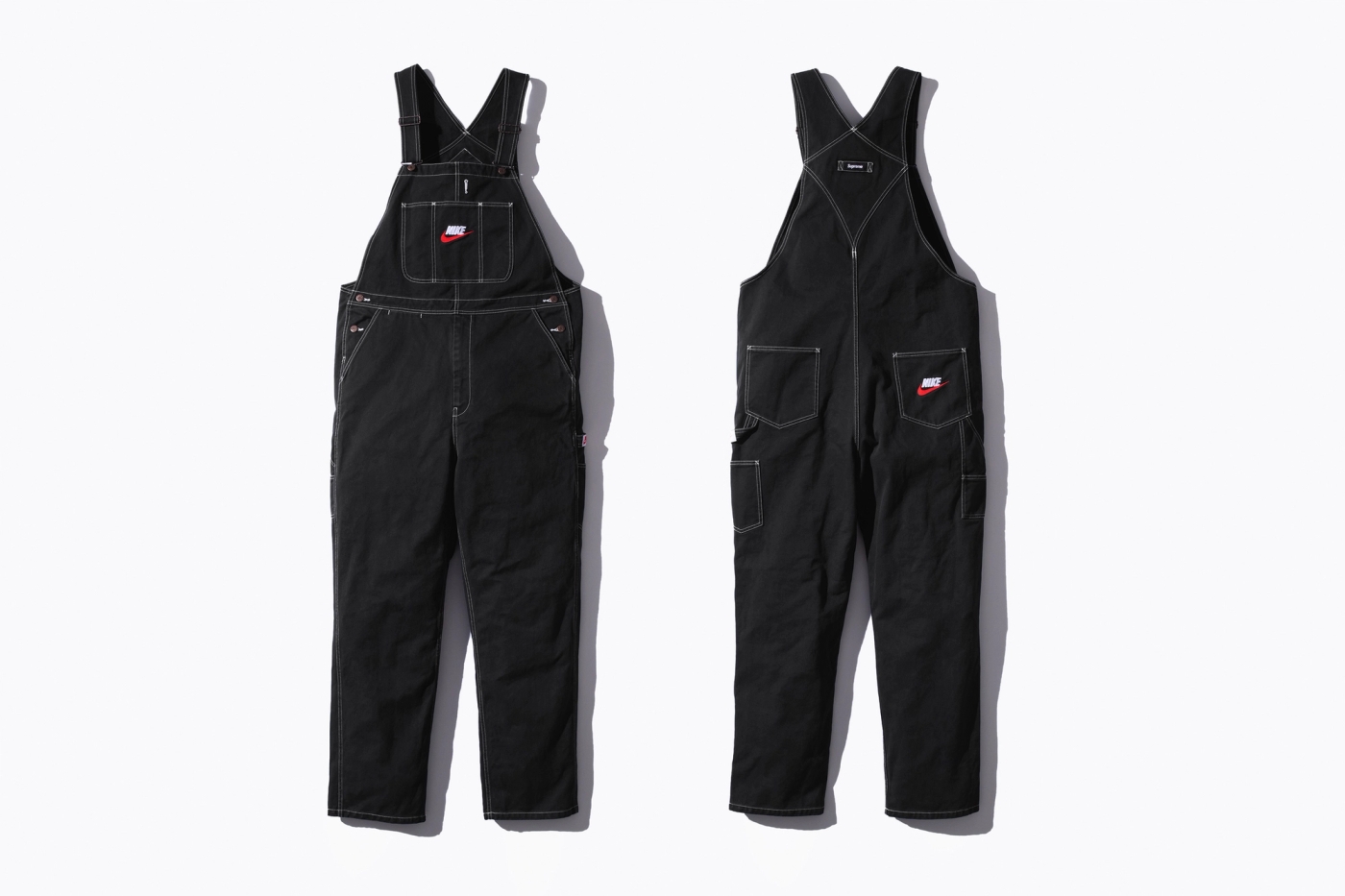Cotton twill Overalls with embroidered logos. (27/38)
