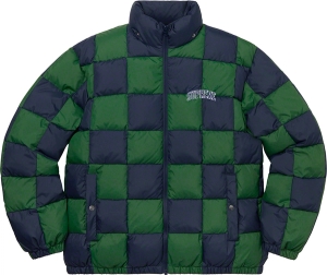 Checkerboard Puffy Jacket