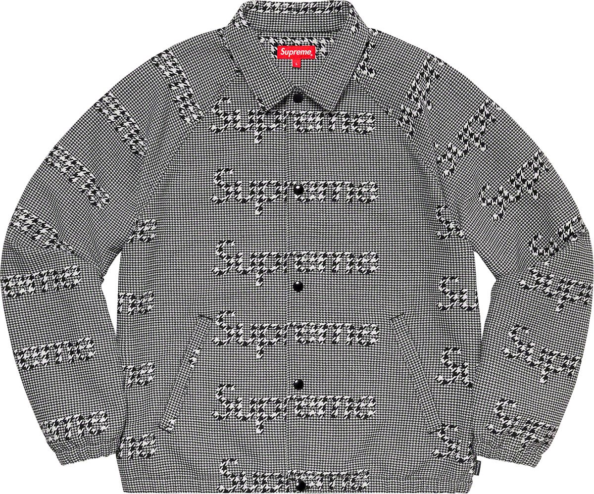 Houndstooth Logos Snap Front Jacket - Fall/Winter 2020 Preview 
