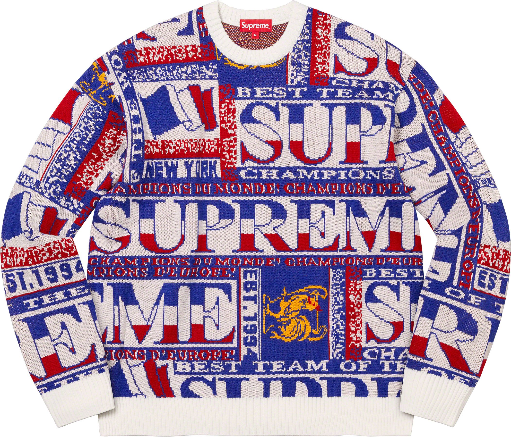 Small Box Stripe Sweater - Spring/Summer 2023 Preview – Supreme