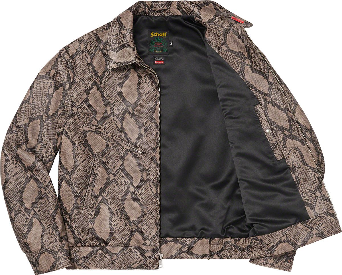 Supreme®/Schott® Leather Work Jacket - Spring/Summer 2021 Preview 