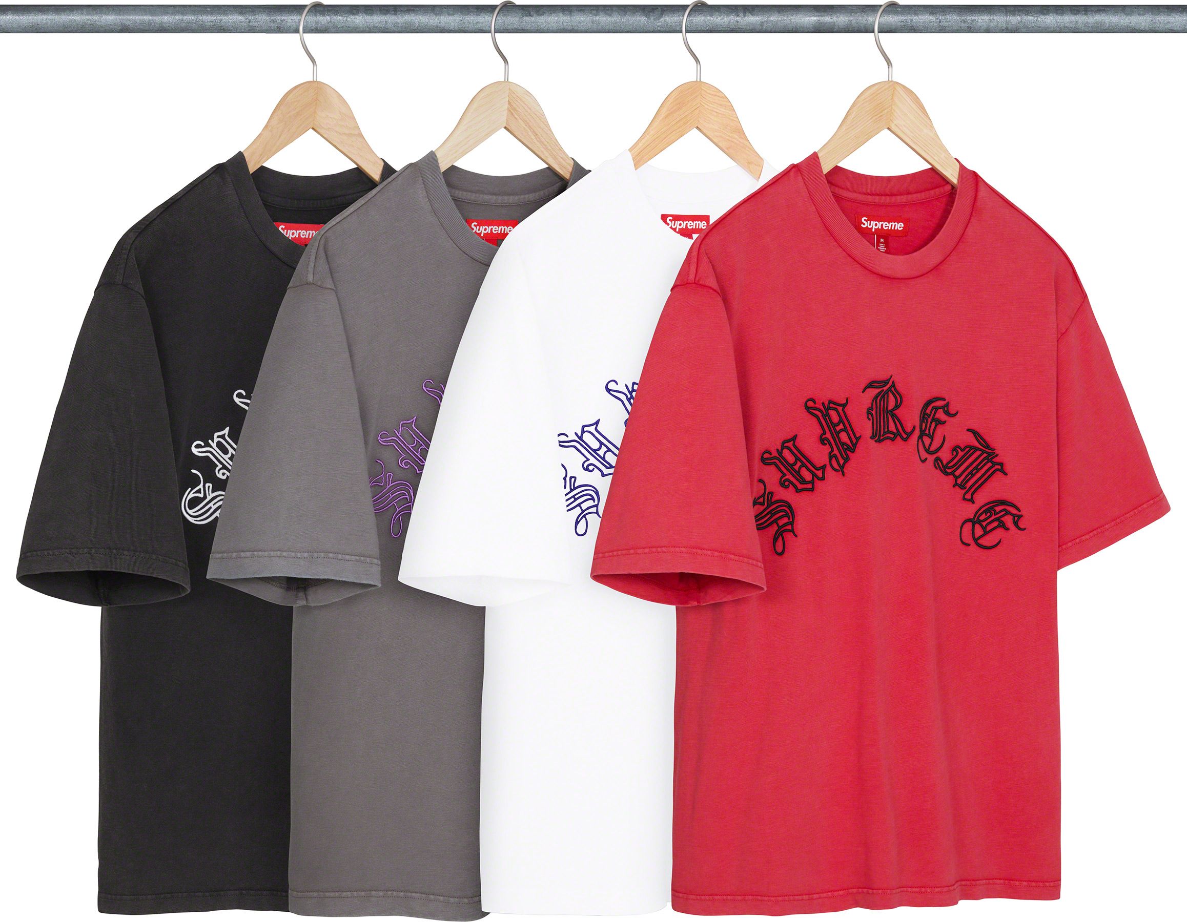 Washed Script S/S Top - Fall/Winter 2023 Preview – Supreme