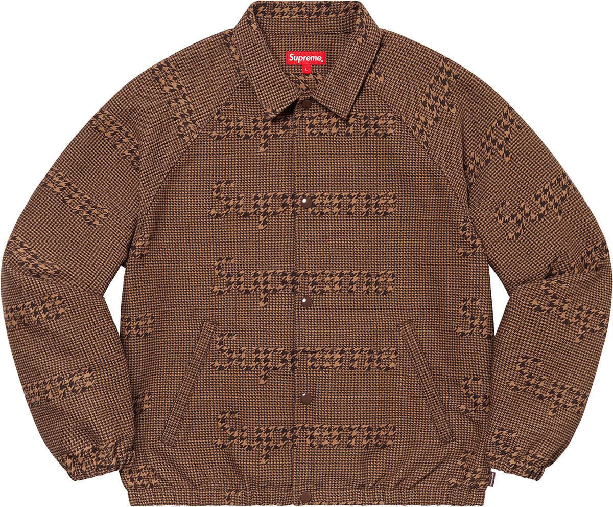 Houndstooth Logos Snap Front Jacket - Fall/Winter 2020 Preview 