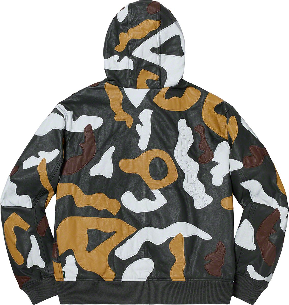 Camo Leather Hooded Jacket - Fall/Winter 2019 Preview – Supreme