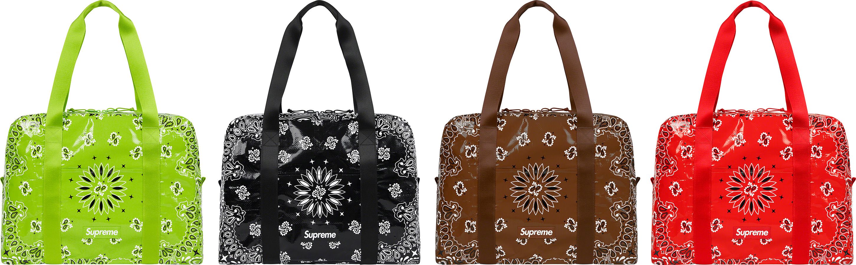 【新品限定SALE】Supreme Bandana Tarp Duffle Bag Large 50 バッグ