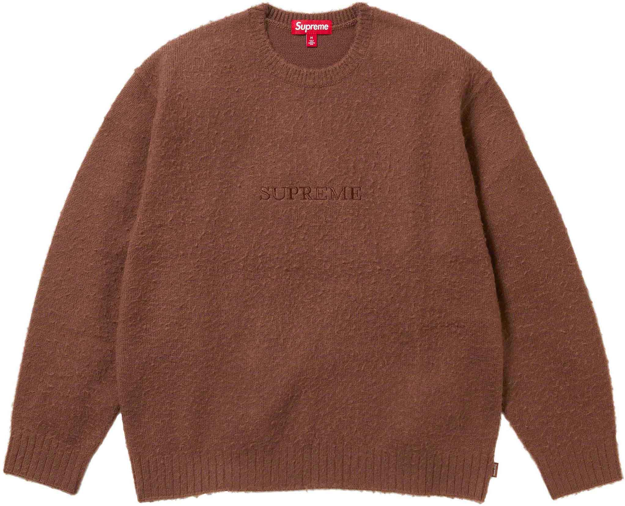 Supreme Small Box Polo Sweater Brown Lウィンドアンドシー