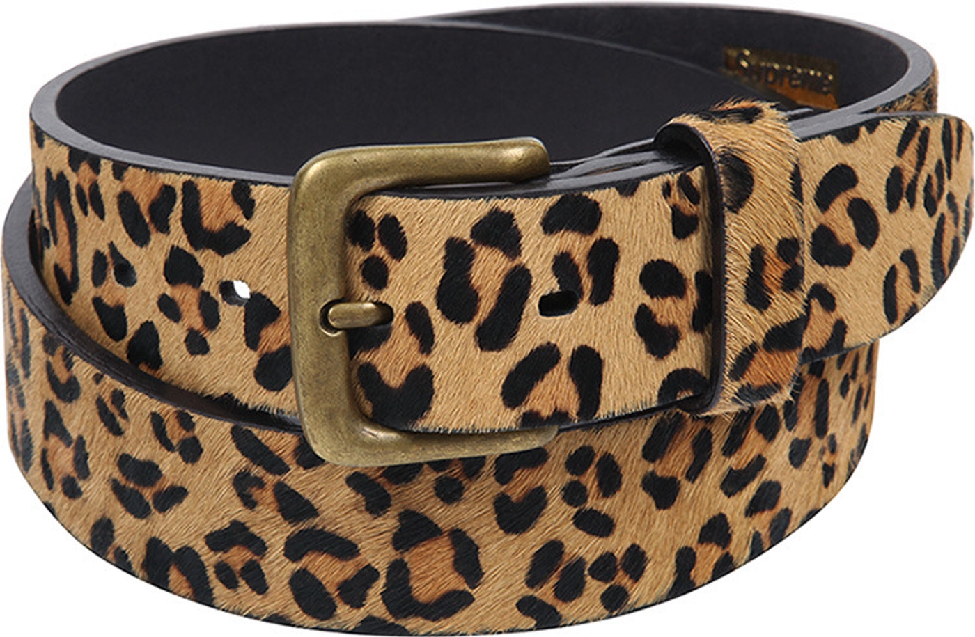 Leather/Leopard Belt (17/18)