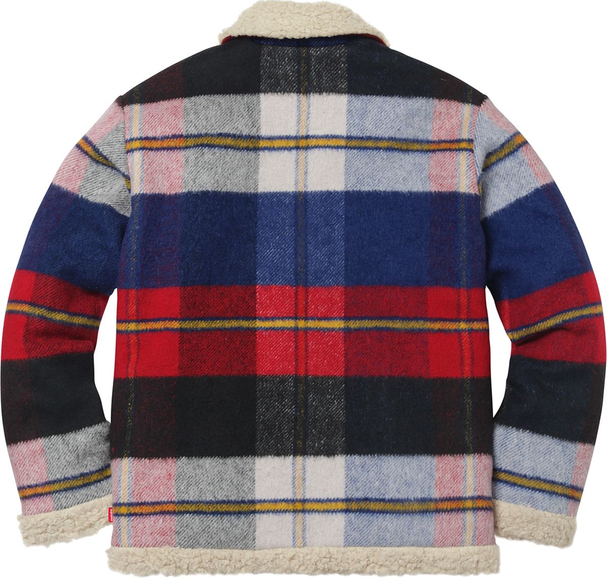 Plaid Shearling Bomber - Fall/Winter 2017 Preview – Supreme