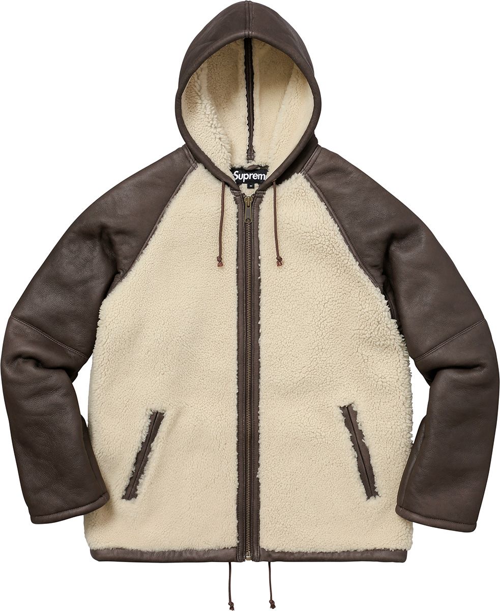 Reversed Shearling Hooded Jacket - Fall/Winter 2017 Preview – Supreme