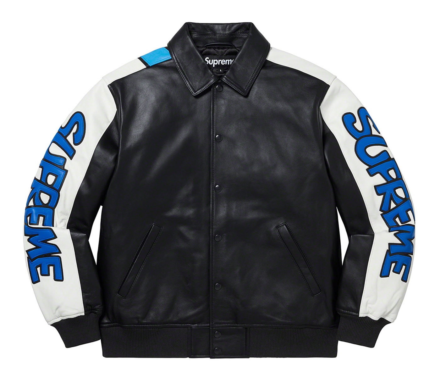 Leather Varsity Jacket (4/14)