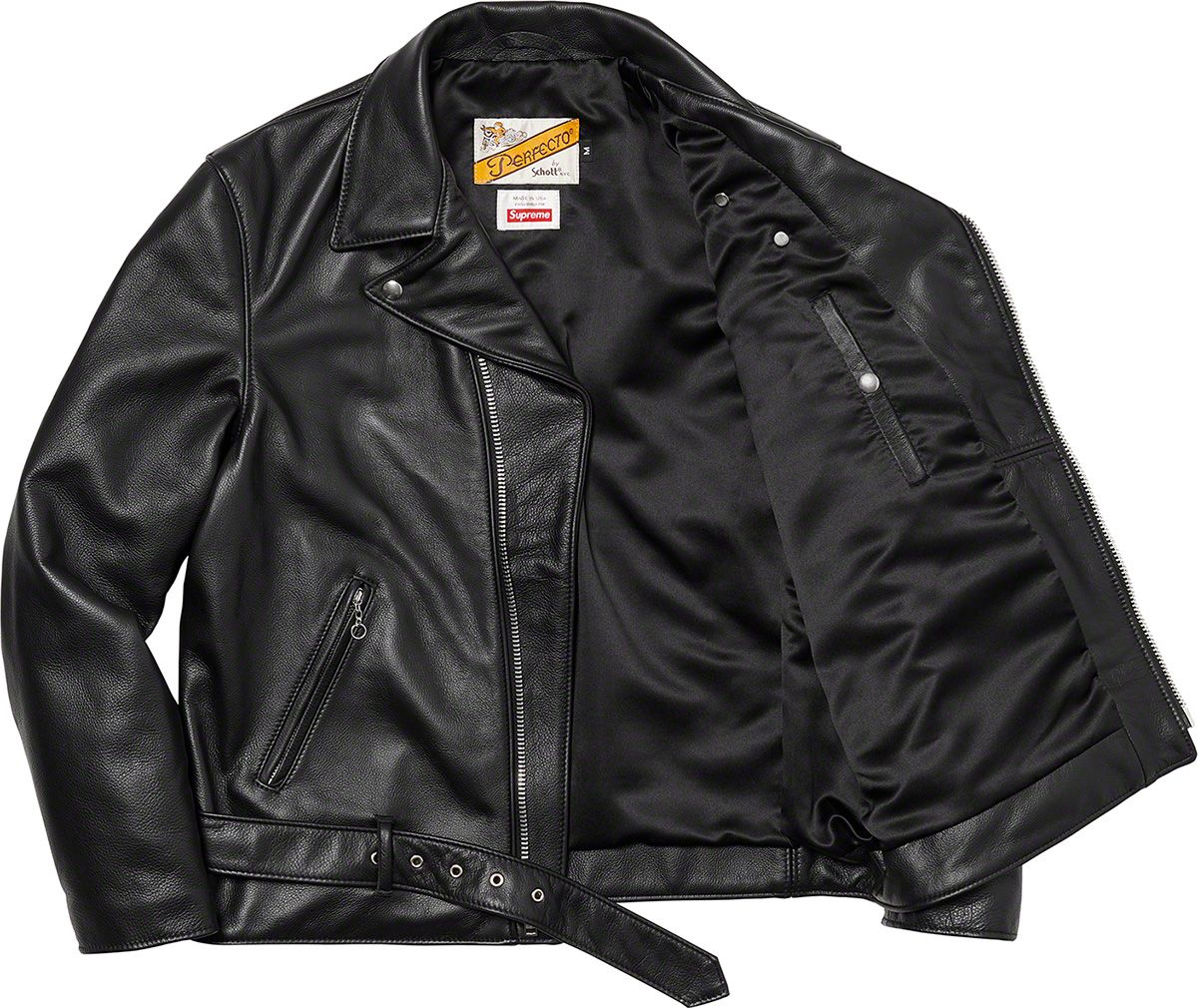 Supreme®/Schott® The Crow Perfecto Leather Jacket - Fall/Winter 