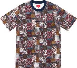 Patchwork Paisley S/S Top