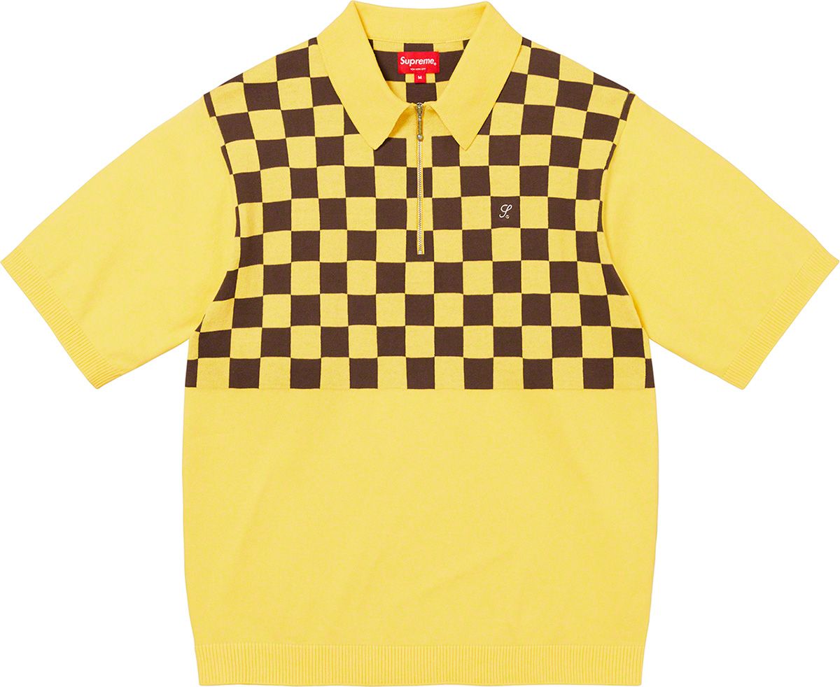 Abstract Textured Zip Up Polo - Spring/Summer 2022 Preview – Supreme