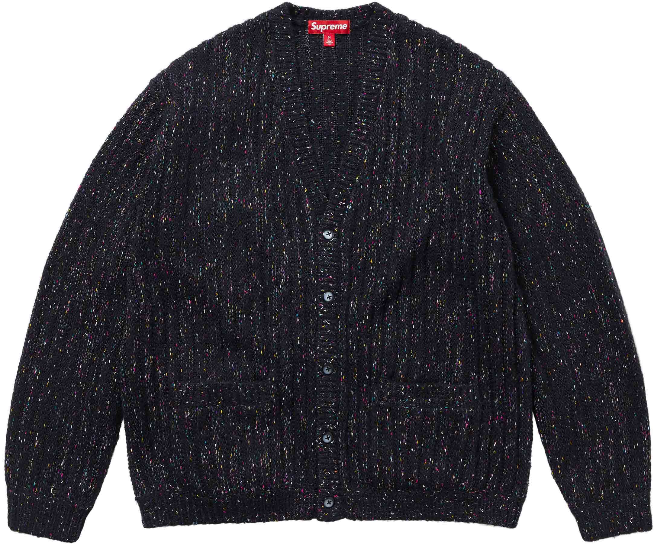 シュプリームSupreme Reflective Sweater black