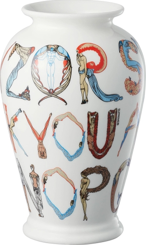 Alphabet Vase