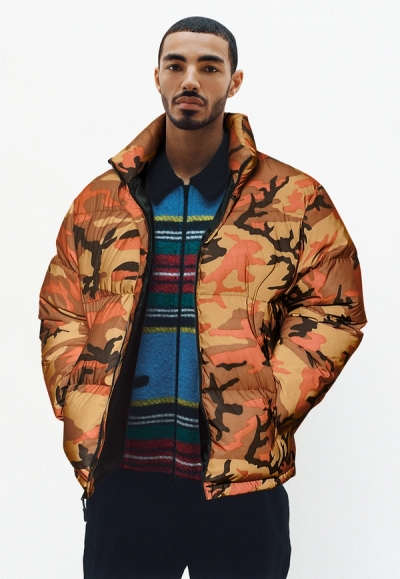Reflective Camo Down Jacket, Plaid Front Zip Sweater, Warm Up Pant image 46