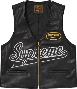 Supreme®/Vanson Leathers® Spider Web Vest