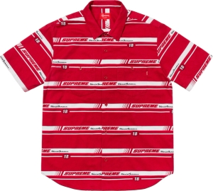 Striped Racing Work Shirt