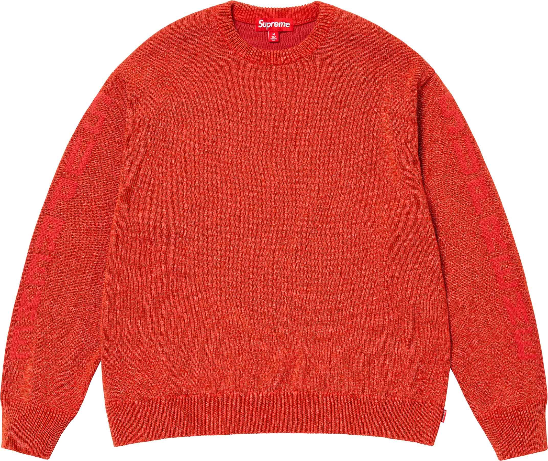 Bouclé Small Box Sweater XXLarge red 赤XXLa