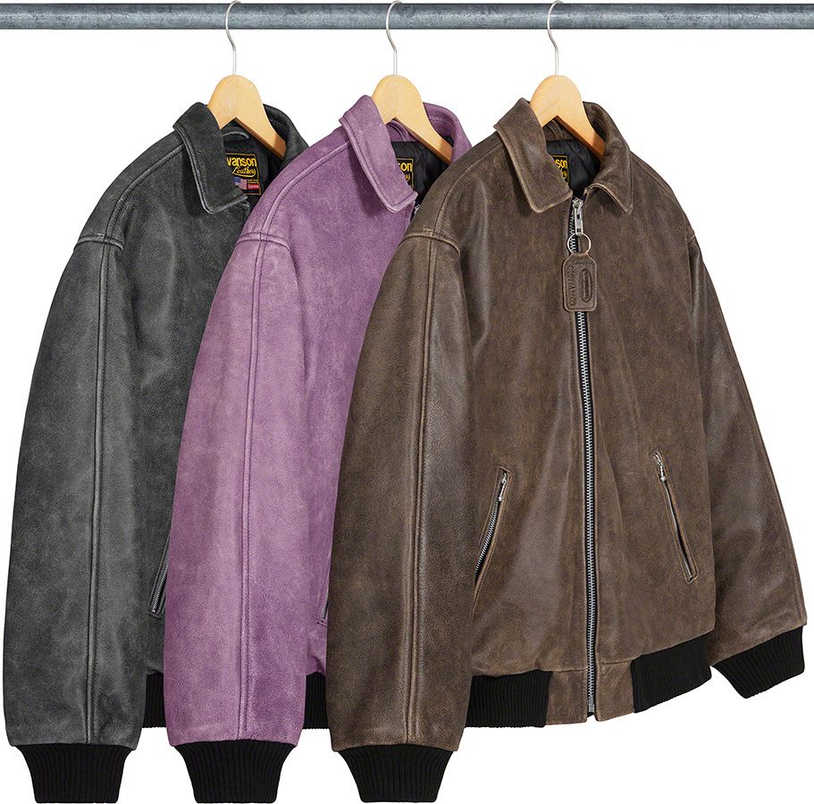 Supreme®/Vanson Leathers® Worn Leather Jacket - Fall/Winter 2020 