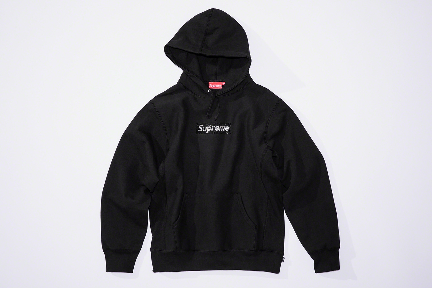 Supreme®/Swarovski® Box Logo Hooded Sweatshirt (4/9)