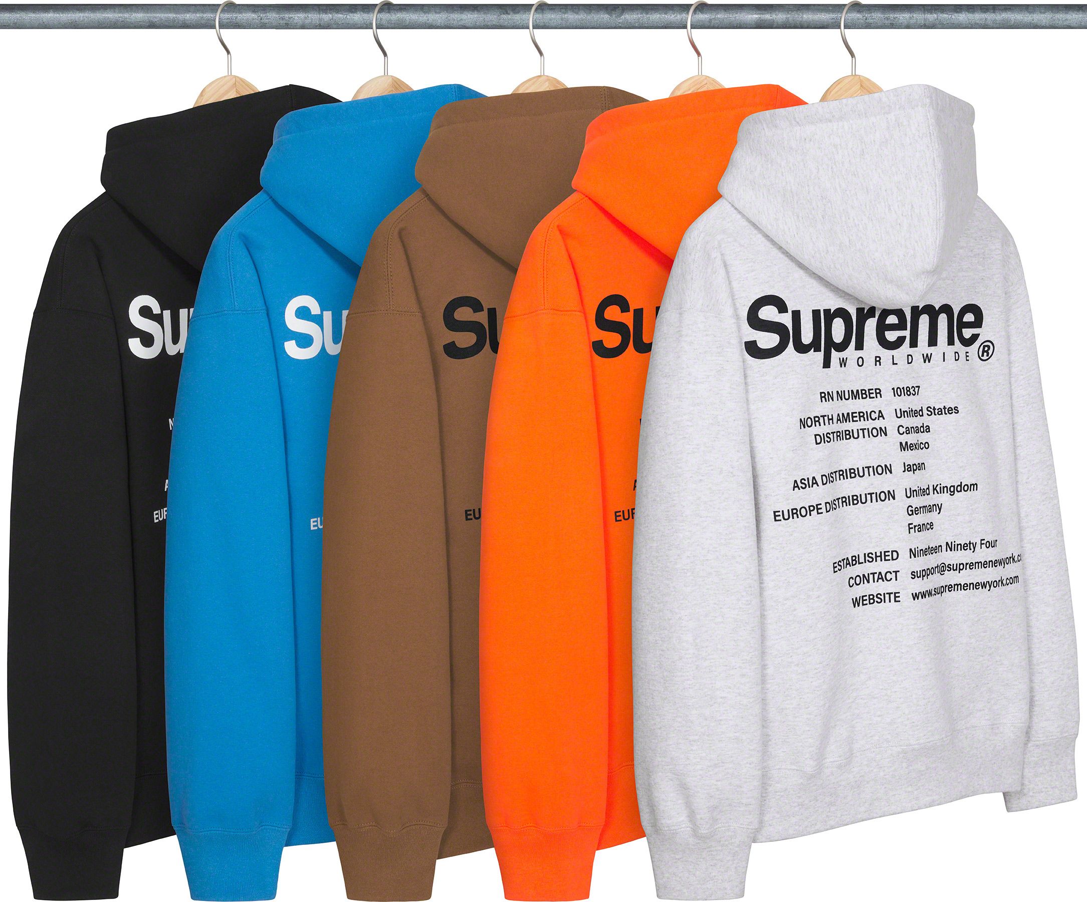 Worldwide Hooded Sweatshirt - Spring/Summer 2023 Preview – Supreme
