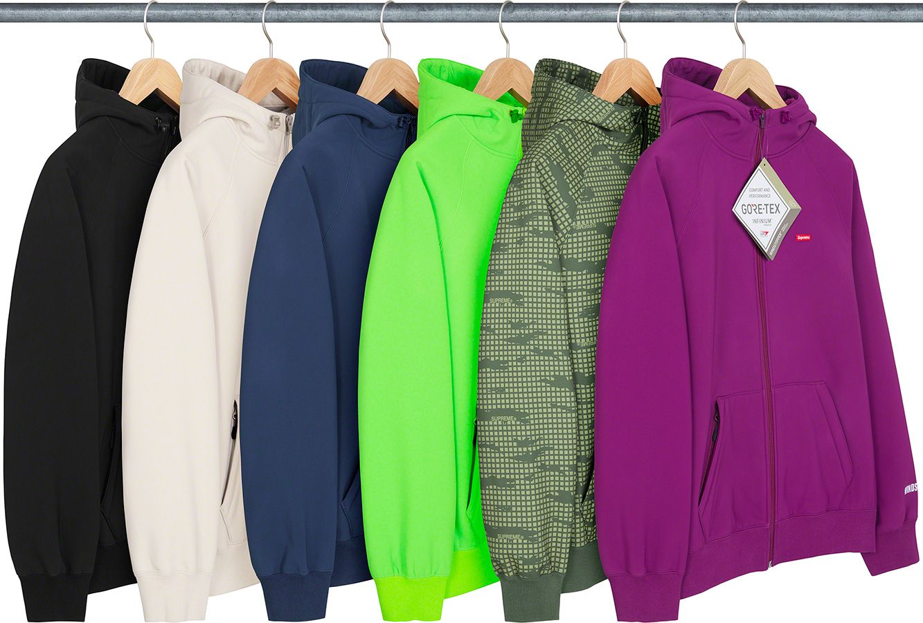 WINDSTOPPER® Zip Up Hooded Sweatshirt - Supreme