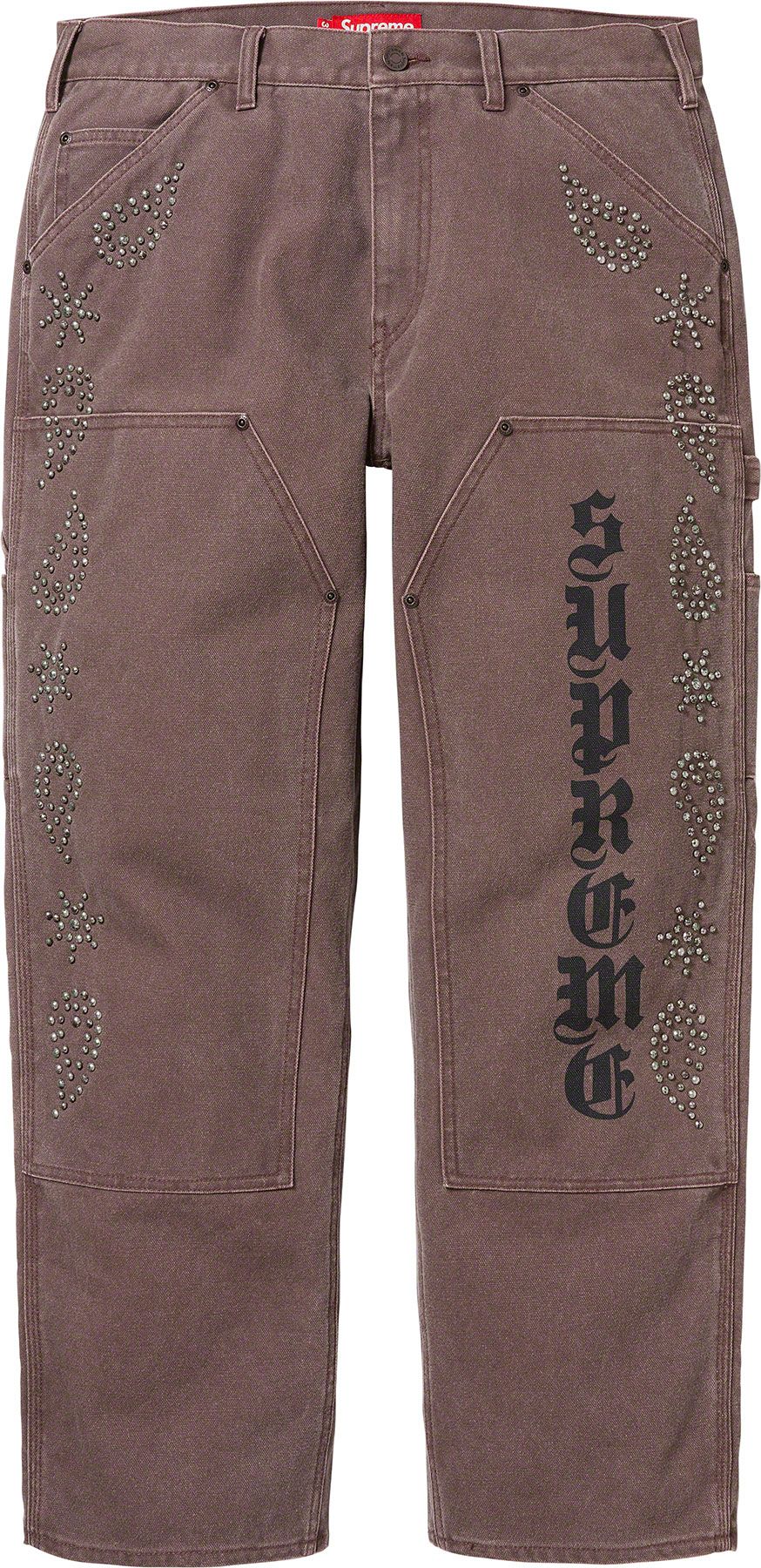 Paisley Studded Double Knee Painter Pant - Fall/Winter 2023