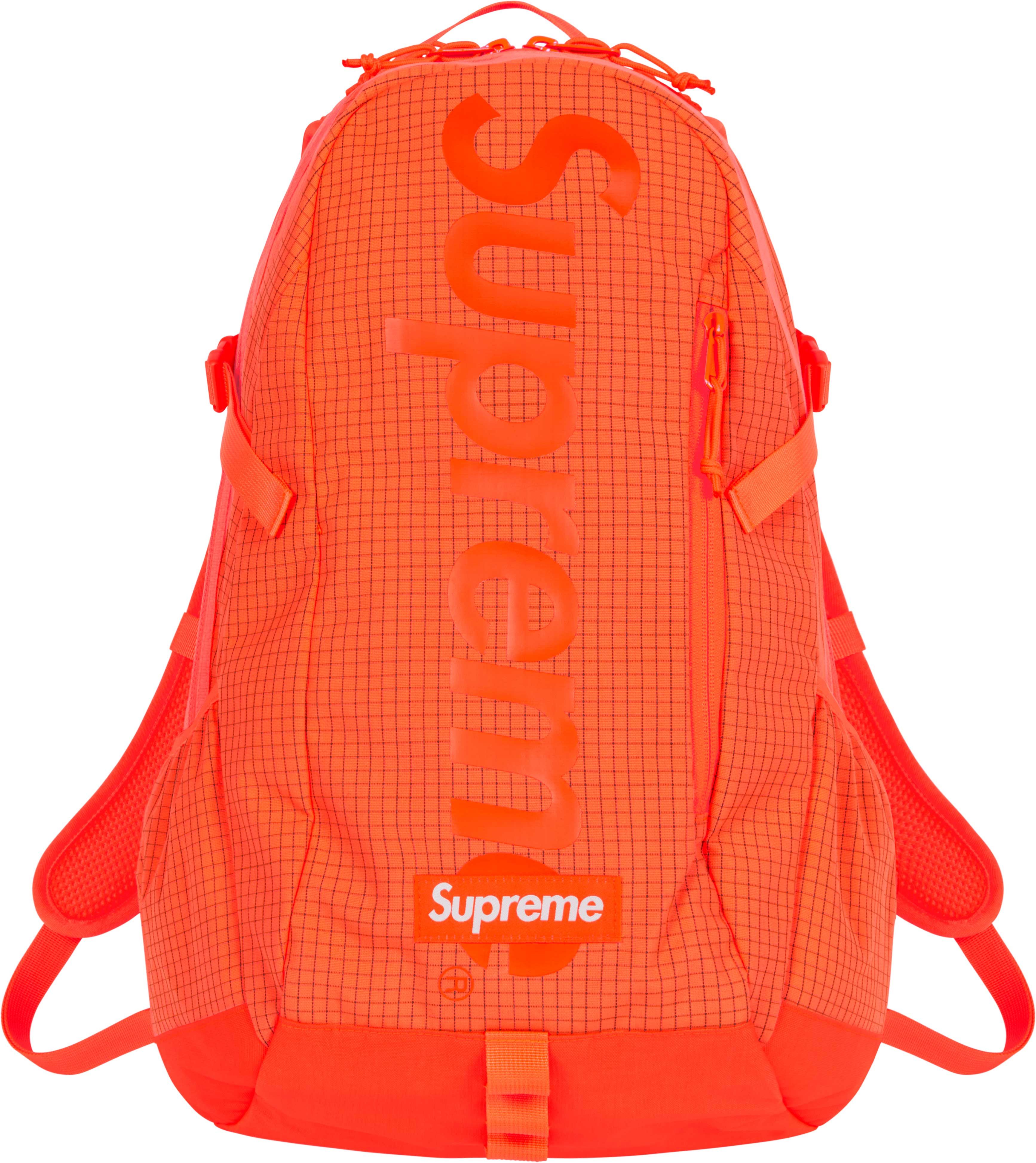 Supreme Logo Canvas Backpack - Farfetch