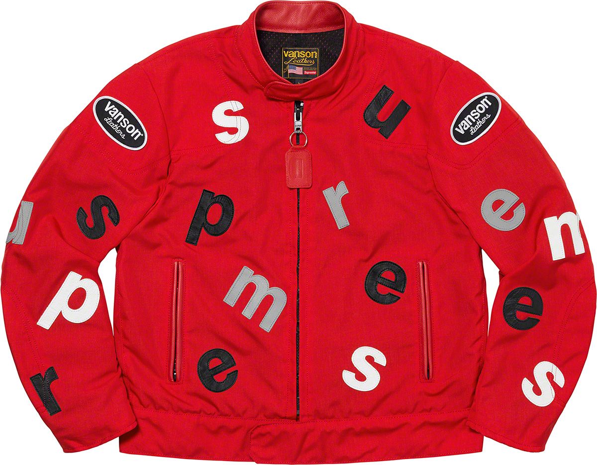 Supreme®/Vanson Leathers® Letters Cordura® Jacket - Spring/Summer 