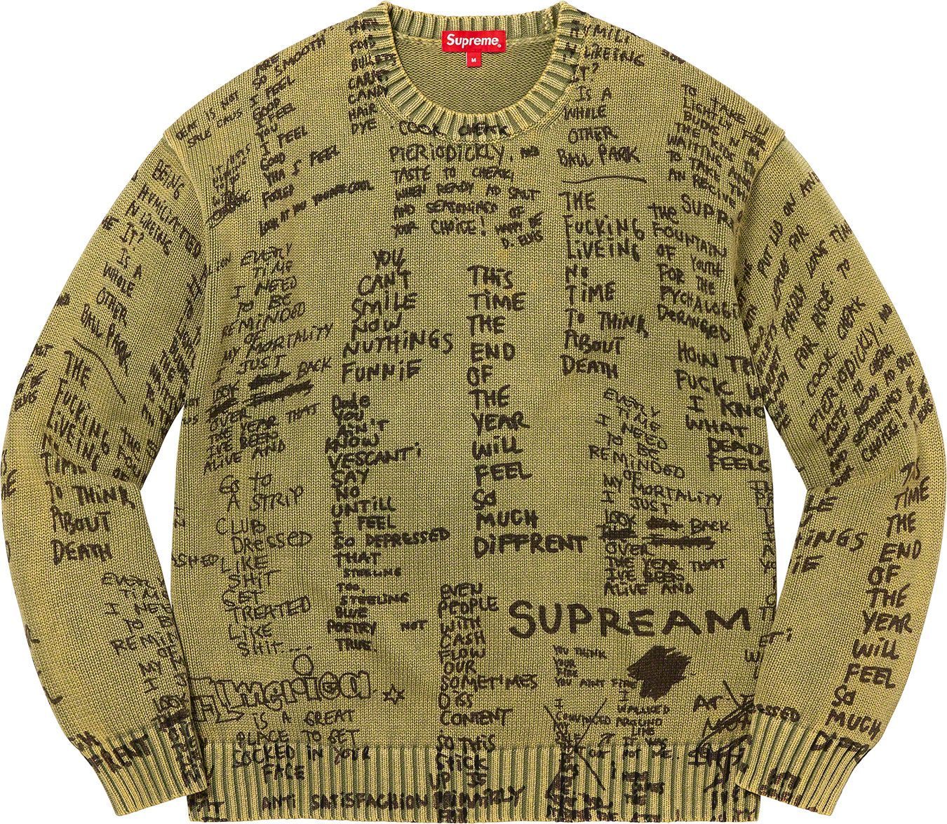 Printed Washed Sweater - Spring/Summer 2023 Preview – Supreme